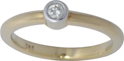 Produktbild von Ring 56 - Gelbgold 585 - Brillant 0,10ct