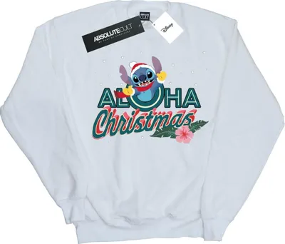 Produktbild von Disney - "Aloha" Sweatshirt für Herren BI30703 (M) (Weiß)