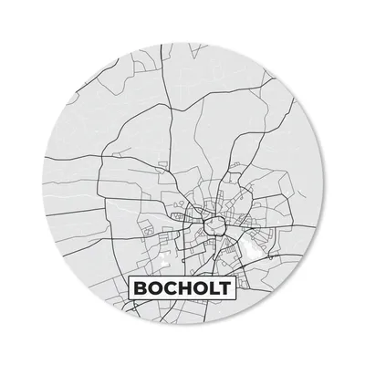 Produktbild von MuchoWow® Mauspad Mousepad Bocholt - Karte - Stadtplan - Deutschland 40x40 cm - Mousepads - Maus Mat - Pad - Mausunterlage - Schreibtisch Accessoires