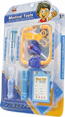 Produktbild von Kinder Arzt-Set Spielzeug - Doktor-Koffer mit Stethoskop & Licht - Pädagogisches Rollenspiel