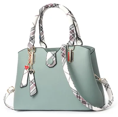 Image de Sac élégant en cuir synthétique (PU), avec bandoulière amovible