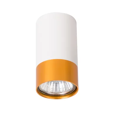 Zdjęcie produktu dla Reflektor sufitowy MasterLED GU10, model Klemens, LED, kolor biały, obudowa ze złocistego aluminium, do użytku wewnętrznego