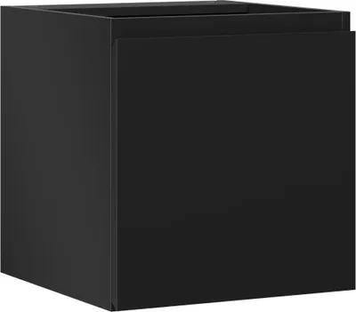 Produktbild von Mexen Orio Badezimmerschrank für Waschbecken 45 cm, 1 Tür, Schwarz matt - 91A11-04547-1-BF71