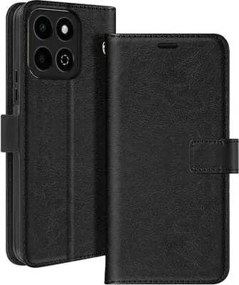 Produktbild von Mayaxess, Honor 200 Smart Wallet Case Standfunktion mit Handschlaufe, Schwarz