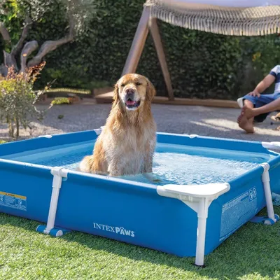 EUGAD Planschbecken, Hundepool Swimmingpool Für Hu Produktbild-Vorschau 14
