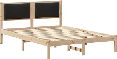 Obrázek produktu pro vidaXL Rám postele černý 150 x 200 cm z masivního borovicového dřeva