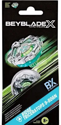 Image de Toupie beyblade x ridge triceratops 9-80gn - type défense - pack toupie - hasbro g3392