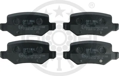 Produktbild von OPTIMAL Bremsbeläge Satz Hinten Bremsklötze passend für MERCEDES-BENZ A-Klasse (W169) BP-12119