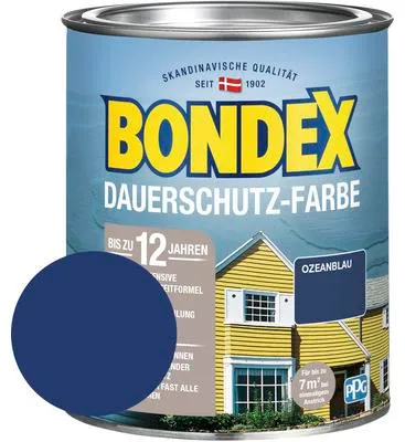Produktbild von BONDEX Holzfarbe-Dauerschutzfarbe ozean blau 750 ml