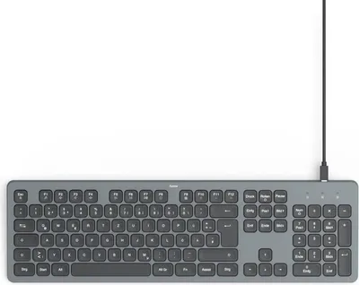 Obrázek produktu pro Hama kabelová klávesnice CK-400, podsvícená, černá