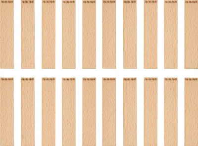 Immagine prodotto di Stoppini in legno con incisione - ho ho ho 100 x 20 x 1 mm, 20 pezzi