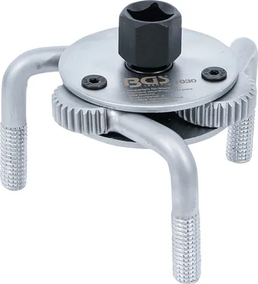 Produktbild von BGS 1030 Ölfilterspinne, 3-armig, 10 (3/8) Innen-4-kant-Antrieb, Außen-6-kant 19 mm