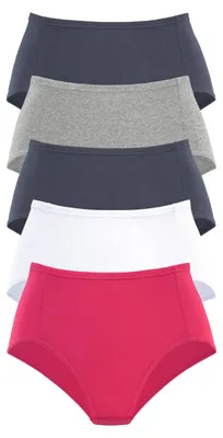 Produktbild von PETITE FLEUR Taillenslip rot, weiß, marine, grau-meliert, marine Größe 44