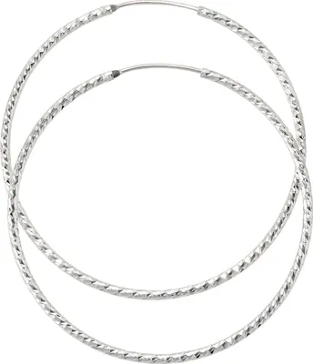 Produktbild von JOBO Creolen rund 925 Sterling Silber Ohrringe