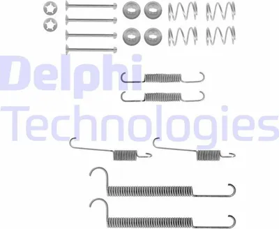 Produktbild von DELPHI Zubehörsatz Bremsbacken LY1048 Hinten für OPEL Kadett E CC (T85)
