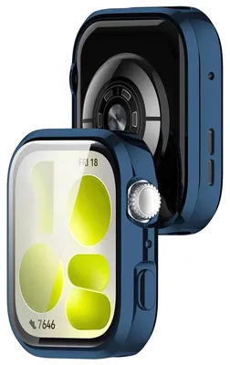 Produktbild von Schutzhülle für Huawei Watch Fit 5, Bizon Case Watch Felipe, Blau
