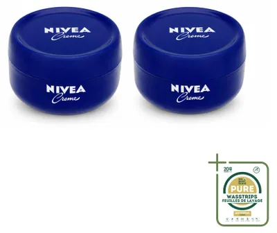 Obrázek produktu pro 2 x NIVEA Krém - Hydratační pleťový krém - 200 ml - Balení pro zásoby - 2 kusy