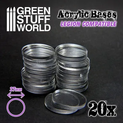 Produktbild von Acrylic Bases - Round 27 mm (Legion)