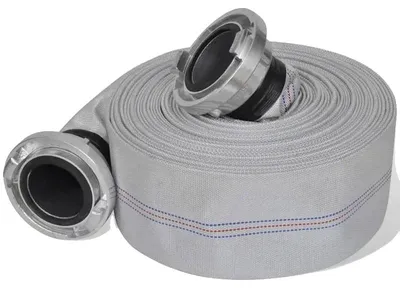 Imagen del producto de Carrete para mangueras, fabricado en acero inoxidable duradero, con una gran capacidad de 30 metros, color verde militar