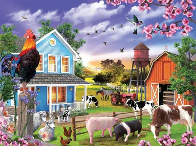 Image de SunsOut Puzzle Morning Greeting - 1000 Teile Puzzle