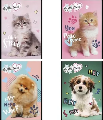Produktbild von Notizbuch A6, 50 Blatt Karo MY LITTLE FRIEND