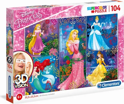 Image de Clementoni 104Pcs. Puzzle 3D Princesse 20609