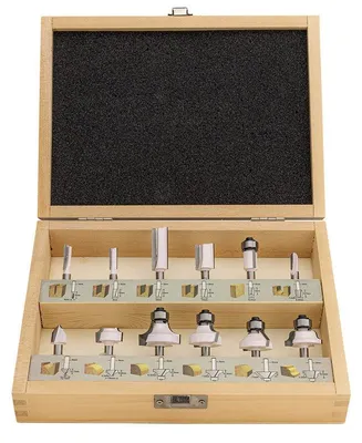 Image de Coffret de 12 Fraises queue de 6 mm MAKITA D-57065