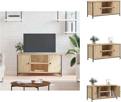 Produktbild von vidaXL TV-Schrank Sonoma-Eiche 100x40x50 cm Holzwerkstoff - TV-Möbel