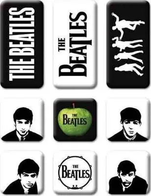 Obrázek produktu pro The Beatles Classic Icons 9 Piece Set Magnetka