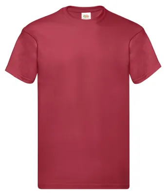 Immagine prodotto di Fruit of the Loom - T-shirt "Original" da uomo FK2910 (L) (rosso mattone)