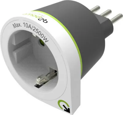 Produktbild von Q2 Power Reisestecker Reiseadapter Europa nach Italien 1.200140
