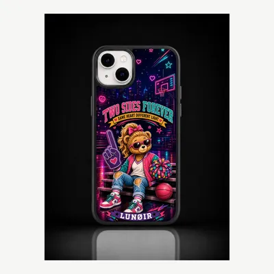 Image de Coque pour iPhone 14 Plus, étui de protection pour téléphone portable, motif dualité – LUNØIR ©