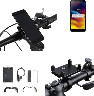 Produktbild von K-S-Trade Handyhalterung für das Fahrrad kompatibel mit Doogee X100 Halter Lenkstange Fahrradhalterung Motorrad Bike Mount Befestigung Smartphone