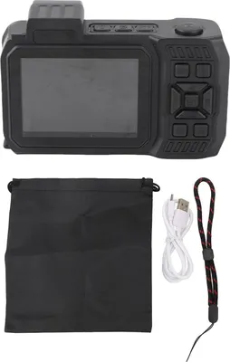 Image de 4K 65MP caméra sous-marine autofocus 2,88 pouces 1,44in double écran 2500mAh 33ft étanche numérique pour la plongée en apnée