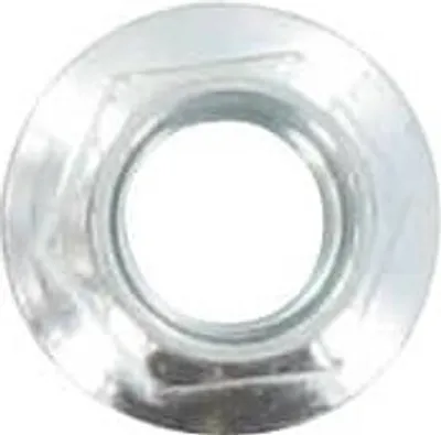 Produktbild von Mutter M10x1.25mm weiß verzinkt Jonway Scooter 95201-101708-C Motorroller.de Sechskantmutter Flanschmutter Bundmutter Sechskant-Mutter Flansch-Mutter