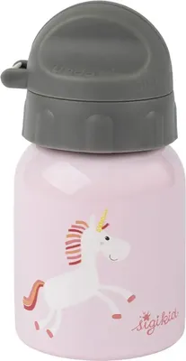 Image de sigikid Gourde Licorne, Gourde pour enfants, Gourde pour enfants, Acier inoxydable / Plastique, 250 ml, 25375