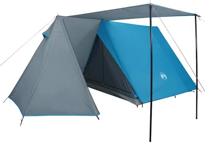 Produktbild von vidaXL Campingzelt 3 Personen Blau Wasserfest