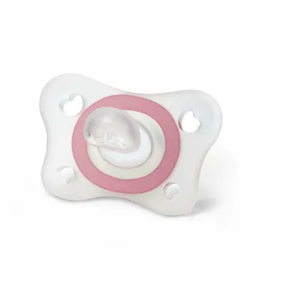 Immagine prodotto di Chicco Physio Forma Mini Soft Soothing Soothers, 2 pezzi, rosa/trasparente, 2-6m