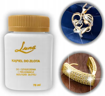 Obrázek produktu pro Profesionální Tekutina Luna Na Čištění Zlata A Zlatých Šperků