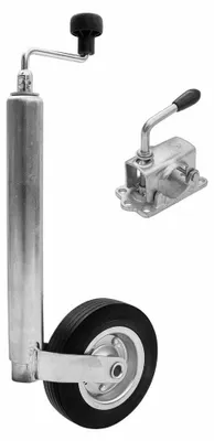 Obrázek produktu pro Sada: podpěrné kolo ST 48-200 VB, Litinová svorka Winterhoff 48 mm