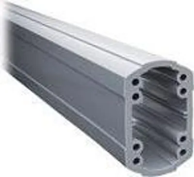 Produktbild von Rittal CP 6212.100, Gerade Kabelrinne, 1 m, Aluminium, Kunststoff, Weiß