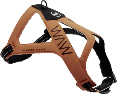 Produktbild von WAW Hundegeschirr Ergo Vest Village forest brown/black