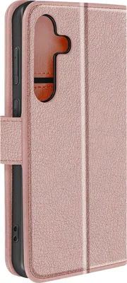 Produktbild von Avizar, Kunstlederetui mit Standfunktion Samsung S24 Plus / S25 Plus, Champagnerrosa
