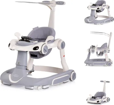 Produktbild von CHIPOLINO Interaktiver Walker Happy Walker 5in1 Grau