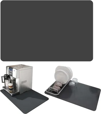 Produktbild von Kaffeemaschine Abtropfmatte - Schnelltrocknend - Küchenarbeitsplatte - 40 x 30 cm
