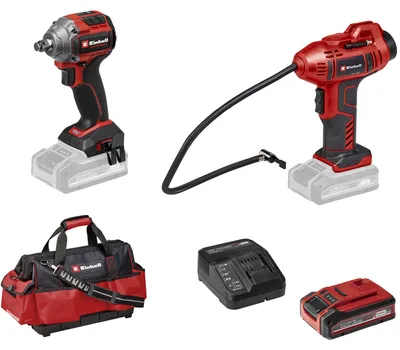 Immagine prodotto di Set di utensili EINHELL Professional TP-CW 18/260 + CE-CC 18 Kit
