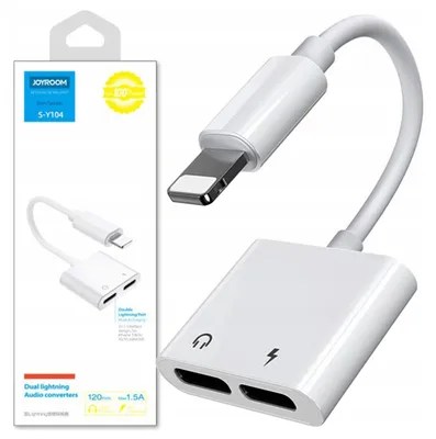 Obrázek produktu pro JOYROOM S-Y104, Lightning, 2 x Lightning, 0,12 m, Bílá