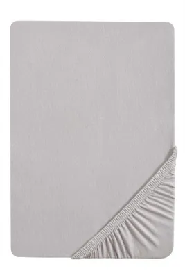 Produktbild von biberna Jersey-Elastic-Boxspring-Spannbetttuch STURMGRAU 140x200-160x220 cm