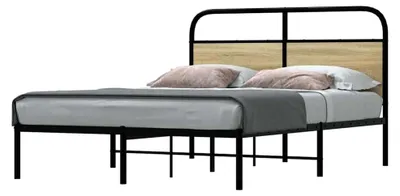 Produktbild von Bettgestell 120x200 cm aus Sonoma Eiche Holzwerkstoffe