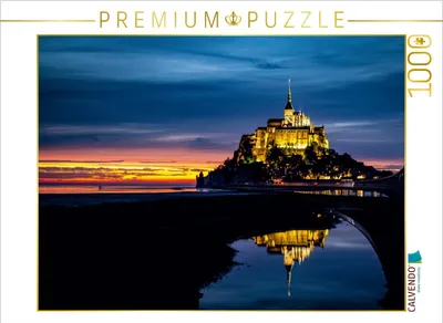 Produktbild von Calvendo Mont-Saint-Michel 1000 Teile Puzzle quer 640x480mm, Vossemer Stefan; 7434199